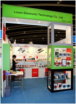 LVSUN booth in TDC Hong Kong Electronics Fair
