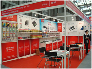 Global Source Fair for consumer electronic products: Overall view of LVSUN booth