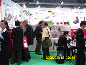 热烈庆祝龙威盛参加2009年环球资源秋季香港电子展